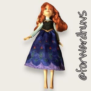 Bundle Sale 3 for $15 | 2015 Frozen Anna Doll |  Braided Hair | Anna Dress